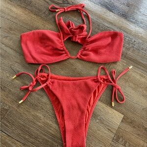 Monday Swimwear Red Bikini